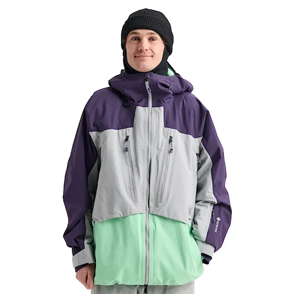 Bunda na snowboard Burton Ak Gore-Tex Swash Ins Jacket nightshade purple/apparition gray/green 2027 - 1
