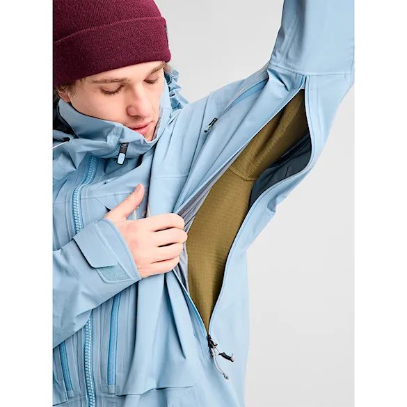 Snowboard Jacket Burton [ak] Hover GORE-TEX 3L Jacket airstream blue 2027 - 4