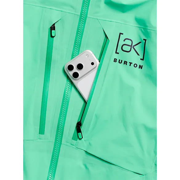 Snowboard Jacket Burton [ak] Hover GORE-TEX 3L Jacket green voltage 2027 - 6