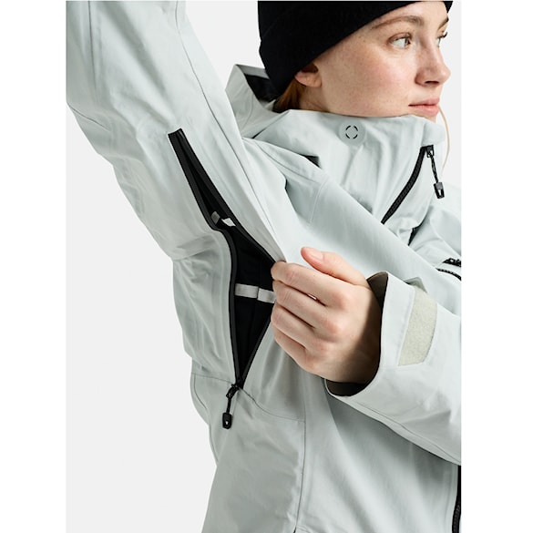 Snowboard Jacket Burton [ak] Wms GORE-TEX Upshift grey cloud 2026 - 7