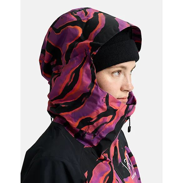 Kurtka snowboardowa Burton [ak] Wms Kimmy GORE-TEX 2L Anorak slash multi/true black 2026 - 3