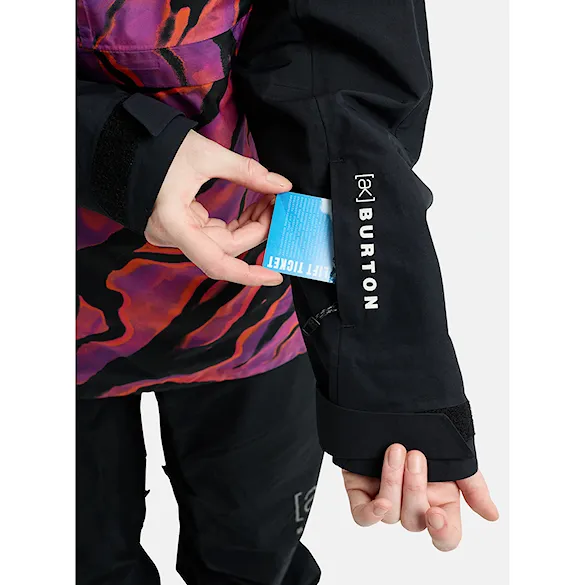 Kurtka snowboardowa Burton [ak] Wms Kimmy GORE-TEX 2L Anorak slash multi/true black 2026 - 5