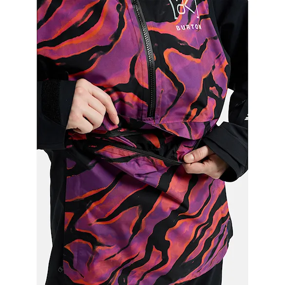 Kurtka snowboardowa Burton [ak] Wms Kimmy GORE-TEX 2L Anorak slash multi/true black 2026 - 6