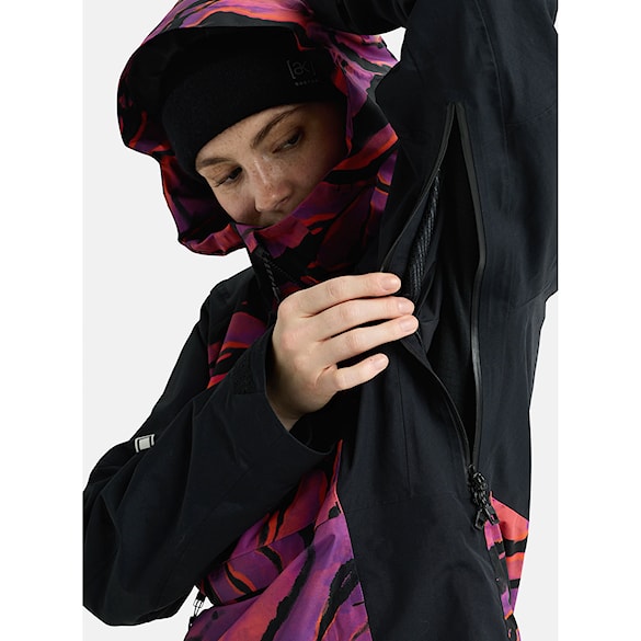 Kurtka snowboardowa Burton [ak] Wms Kimmy GORE-TEX 2L Anorak slash multi/true black 2026 - 7