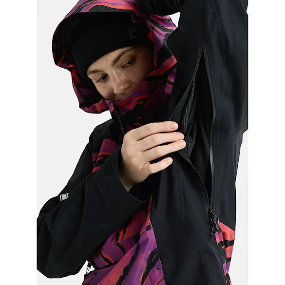 Kurtka snowboardowa Burton [ak] Wms Kimmy GORE-TEX 2L Anorak slash multi/true black 2026 - 7