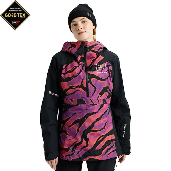 Kurtka snowboardowa Burton [ak] Wms Kimmy GORE-TEX 2L Anorak slash multi/true black 2026 - 1