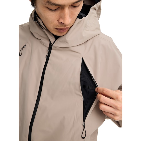 Snowboard Jacket Burton Futuretrust Jacket summit taupe 2026 - 7