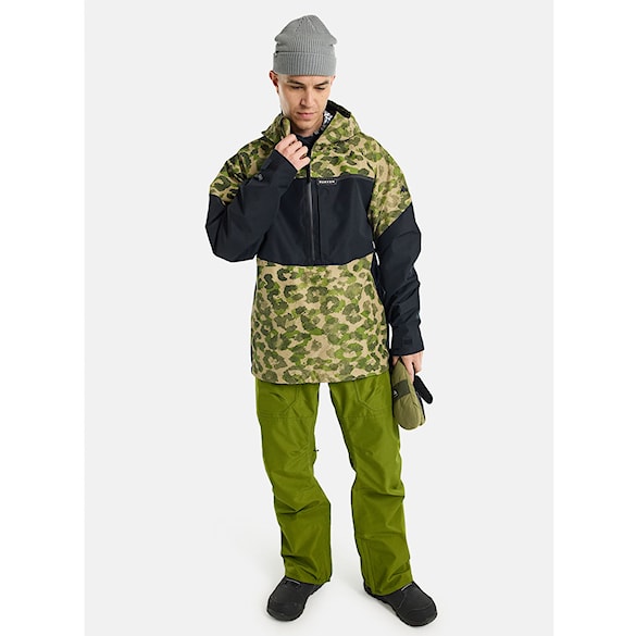 Kurtka snowboardowa Burton Gore Pillowline Anorak felida/true black 2023 - 4