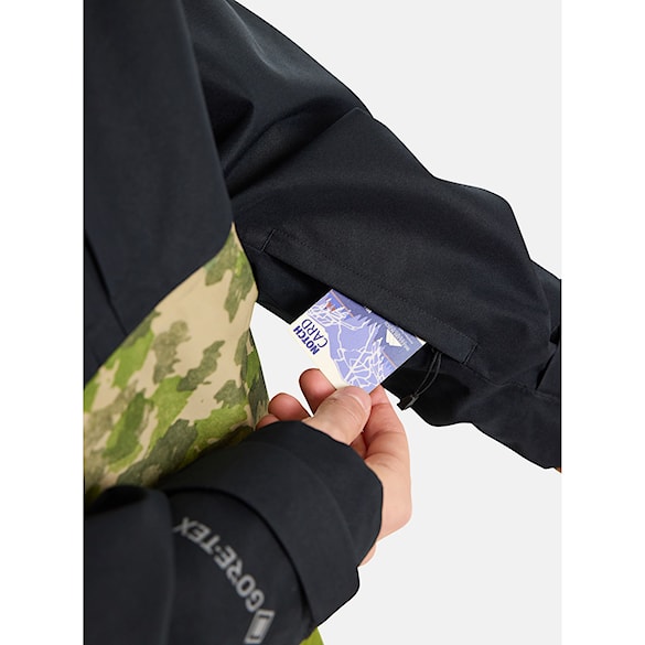 Kurtka snowboardowa Burton Gore Pillowline Anorak felida/true black 2023 - 5