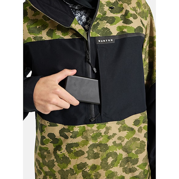 Kurtka snowboardowa Burton Gore Pillowline Anorak felida/true black 2023 - 6