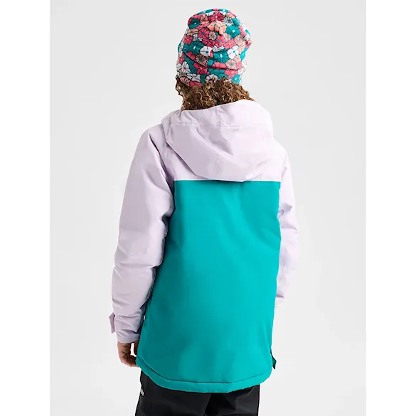 Bunda na snowboard Burton Kids Frostner Anorak moondust purple/pacific teal 2027 - 2