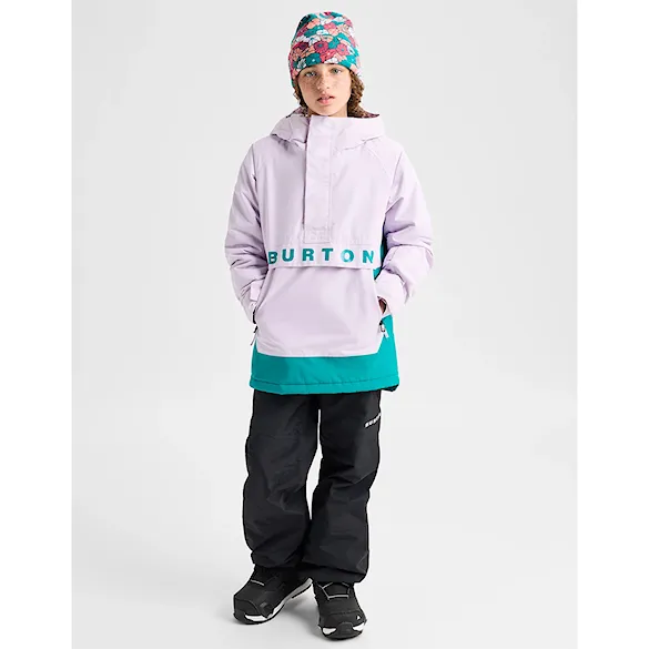 Bunda na snowboard Burton Kids Frostner Anorak moondust purple/pacific teal 2027 - 3