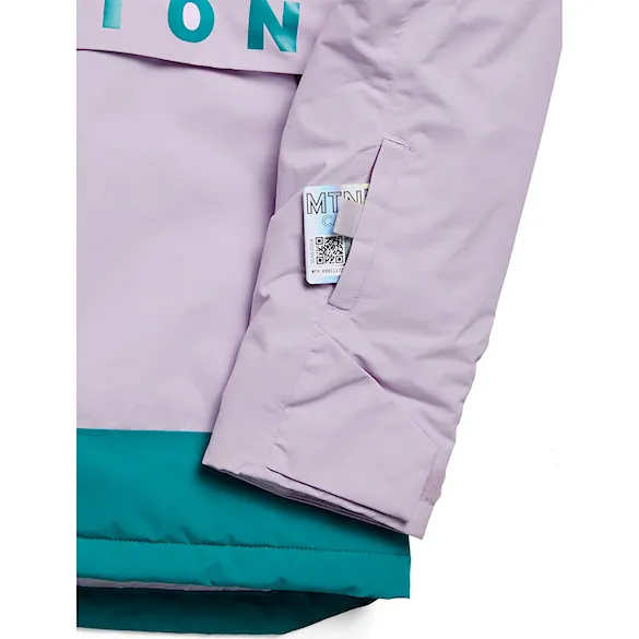 Bunda na snowboard Burton Kids Frostner Anorak moondust purple/pacific teal 2027 - 4