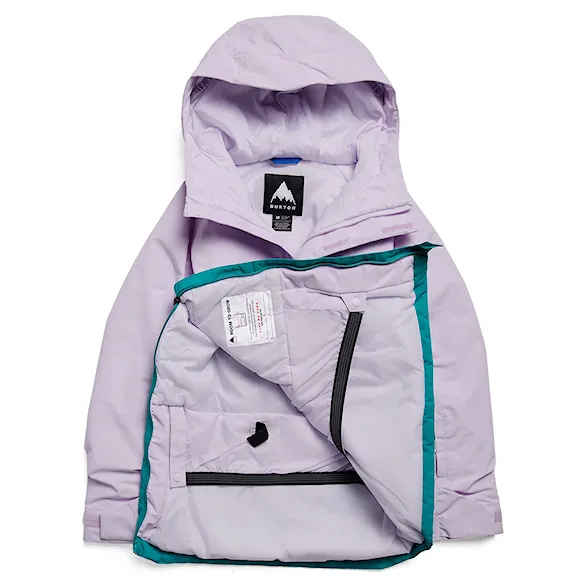 Bunda na snowboard Burton Kids Frostner Anorak moondust purple/pacific teal 2027 - 8
