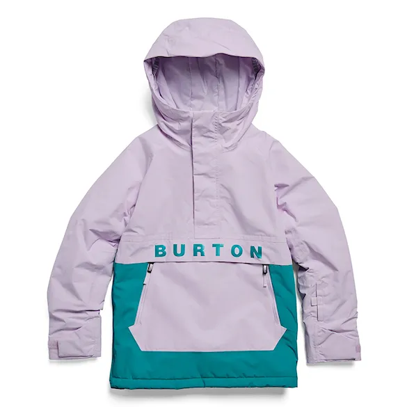 Bunda na snowboard Burton Kids Frostner Anorak moondust purple/pacific teal 2027 - 9