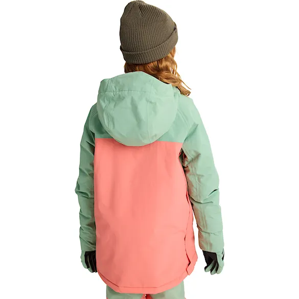 Bunda na snowboard Burton Kids Frostner Anorak soft sage/peach echo 2026 - 3