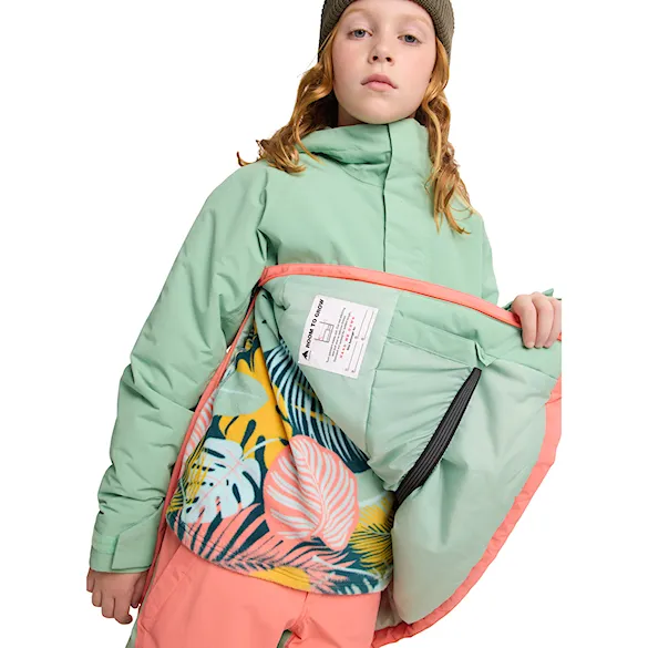 Bunda na snowboard Burton Kids Frostner Anorak soft sage/peach echo 2026 - 8