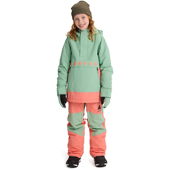 Bunda na snowboard Burton Kids Frostner Anorak soft sage/peach echo 2026 - 9