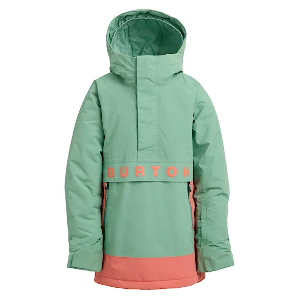 Bunda na snowboard Burton Kids Frostner Anorak soft sage/peach echo 2026 - 1