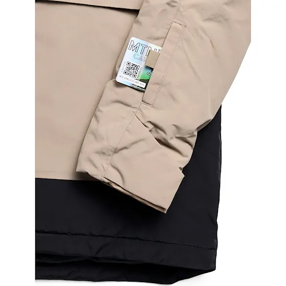 Kurtka snowboardowa Burton Kids Frostner Anorak summit taupe/true black 2027 - 4