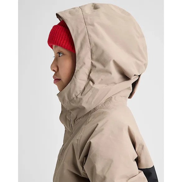 Kurtka snowboardowa Burton Kids Frostner Anorak summit taupe/true black 2027 - 7