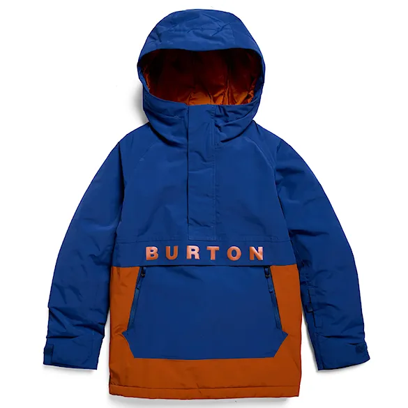 Bunda na snowboard Burton Kids Frostner Anorak twilight blue/spiced chai 2027 - 9