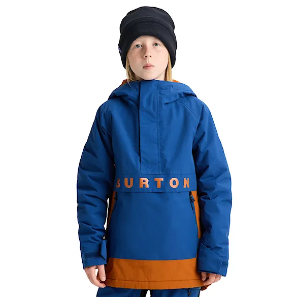 Bunda na snowboard Burton Kids Frostner Anorak twilight blue/spiced chai 2027 - 1