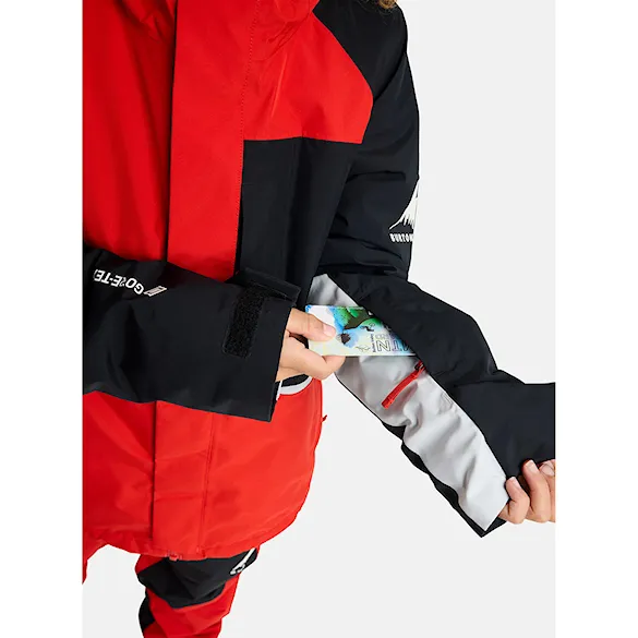 Kurtka snowboardowa Burton Kids GORE-TEX Powline flame scarlet /true black 2026 - 9