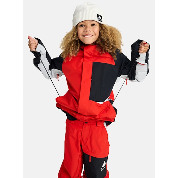 Bunda na snowboard Burton Kids GORE-TEX Powline flame scarlet /true black 2026 - 5