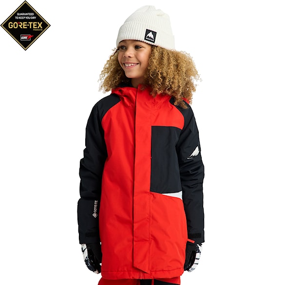 Bunda na snowboard Burton Kids GORE-TEX Powline flame scarlet /true black 2026 - 1