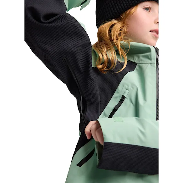 Kurtka snowboardowa Burton Kids Outbeam 3L System Jacket soft sage/trublk 2026 - 4
