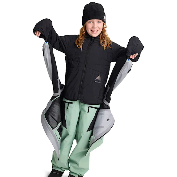 Kurtka snowboardowa Burton Kids Outbeam 3L System Jacket soft sage/trublk 2026 - 5