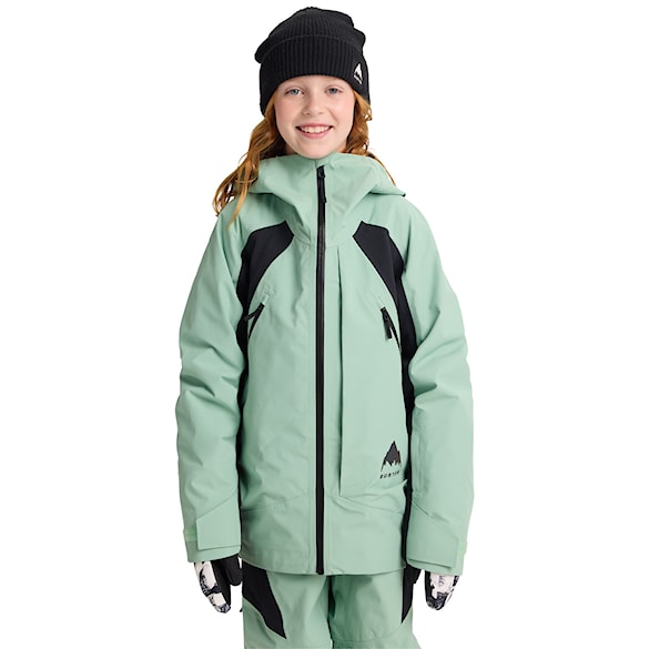 Kurtka snowboardowa Burton Kids Outbeam 3L System Jacket soft sage/trublk 2026 - 1