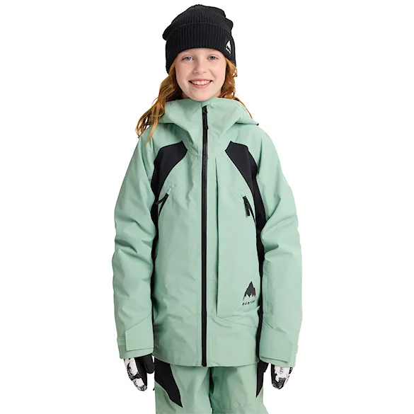 Kurtka snowboardowa Burton Kids Outbeam 3L System Jacket soft sage/trublk 2026 - 1
