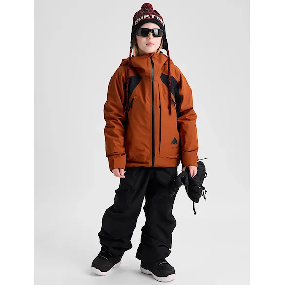 Kurtka snowboardowa Burton Kids Outbeam 3L System Jacket spiced chai/true black 2027 - 3