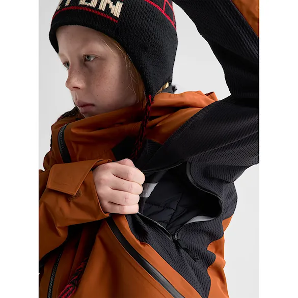 Kurtka snowboardowa Burton Kids Outbeam 3L System Jacket spiced chai/true black 2027 - 6