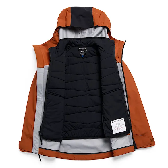 Kurtka snowboardowa Burton Kids Outbeam 3L System Jacket spiced chai/true black 2027 - 8