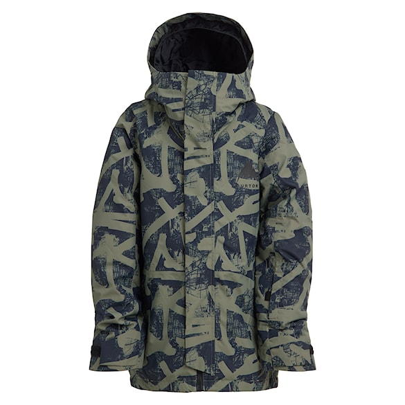 Bunda na snowboard Burton Kids Skimmer forest city streets 2026 - 1