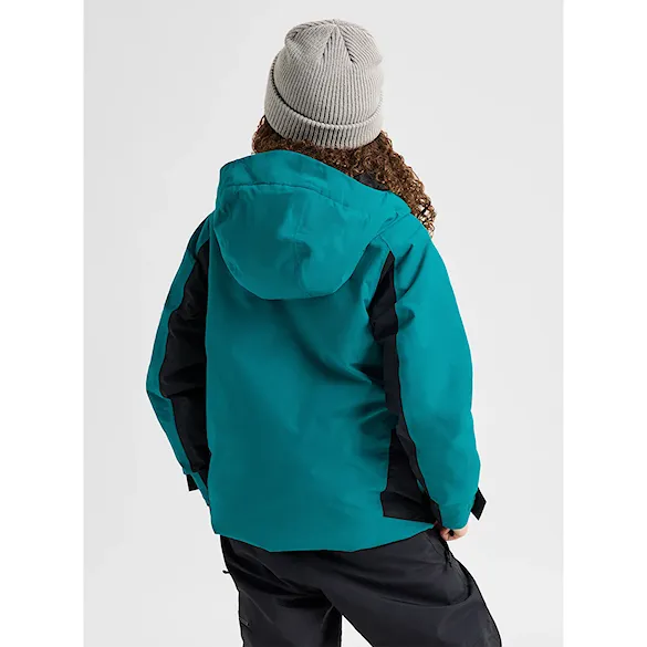 Kurtka snowboardowa Burton Kids Skimmer pacific teal/true black 2027 - 2