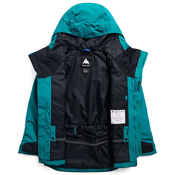 Kurtka snowboardowa Burton Kids Skimmer pacific teal/true black 2027 - 7