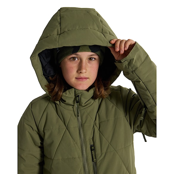 Snowboard Jacket Burton Kids Spindal Jacket forest moss 2024 - 2