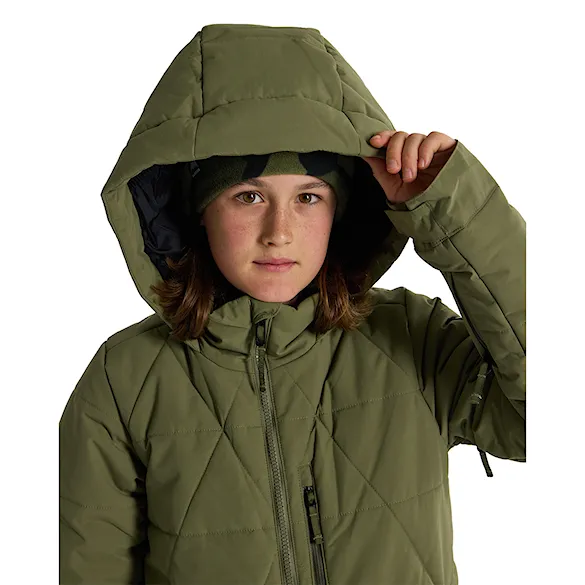 Snowboard Jacket Burton Kids Spindal Jacket forest moss 2024 - 2