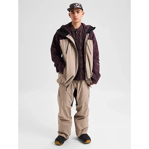 Kurtka snowboardowa Burton Reserve 2L 3In1 Jacket bear hug brown/summit taupe 2027 - 3