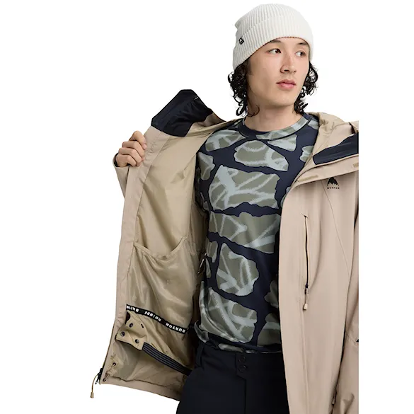 Snowboard Jacket Burton Reserve 2L Stretch Slim Jacket summit taupe 2026 - 8