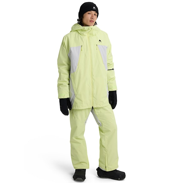 Snowboard Jacket Burton Reserve 3 In 1 Jacket glow yellow green/grey 2026 - 11