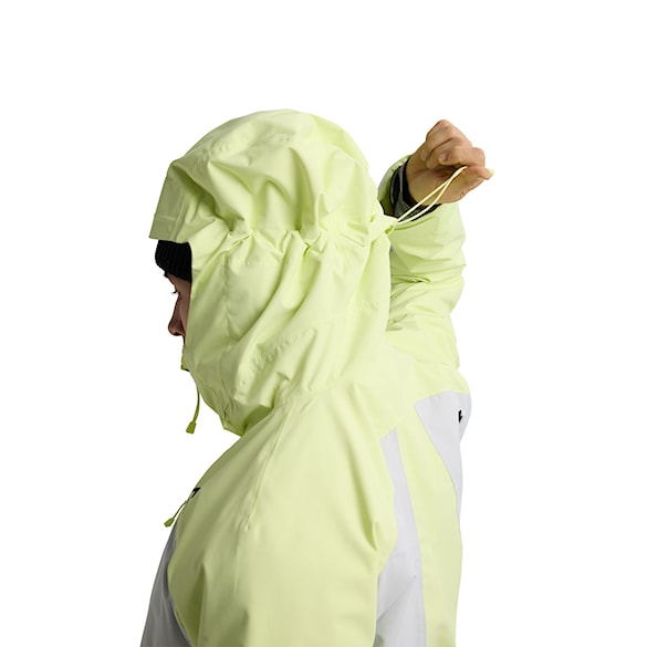 Snowboard Jacket Burton Reserve 3 In 1 Jacket glow yellow green/grey 2026 - 3