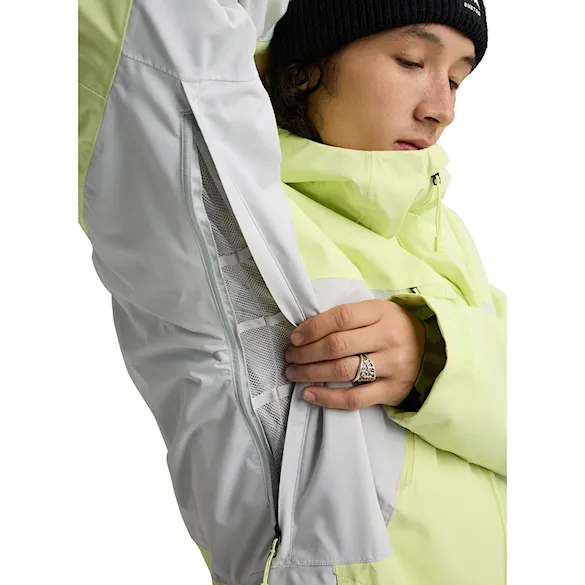 Kurtka snowboardowa Burton Reserve 3 In 1 Jacket glow yellow green/grey 2026 - 6