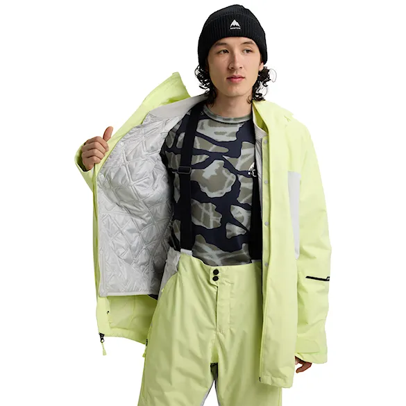 Kurtka snowboardowa Burton Reserve 3 In 1 Jacket glow yellow green/grey 2026 - 8