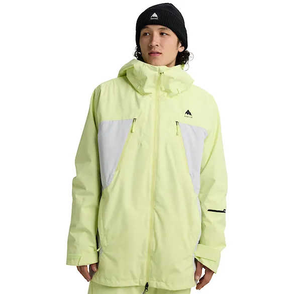 Kurtka snowboardowa Burton Reserve 3 In 1 Jacket glow yellow green/grey 2026 - 1