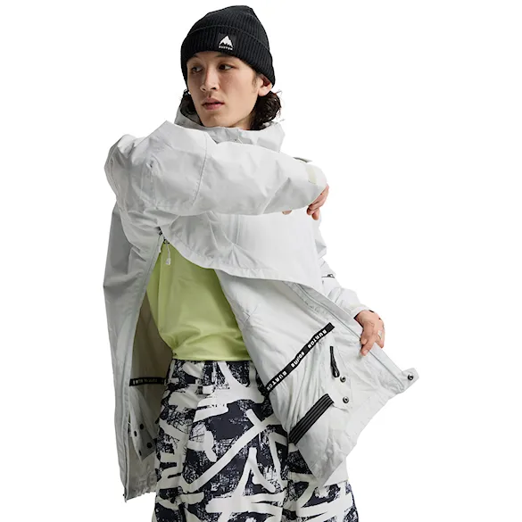 Bunda na snowboard Burton Reserve Relaxed 2L Anorak gray cloud 2026 - 8